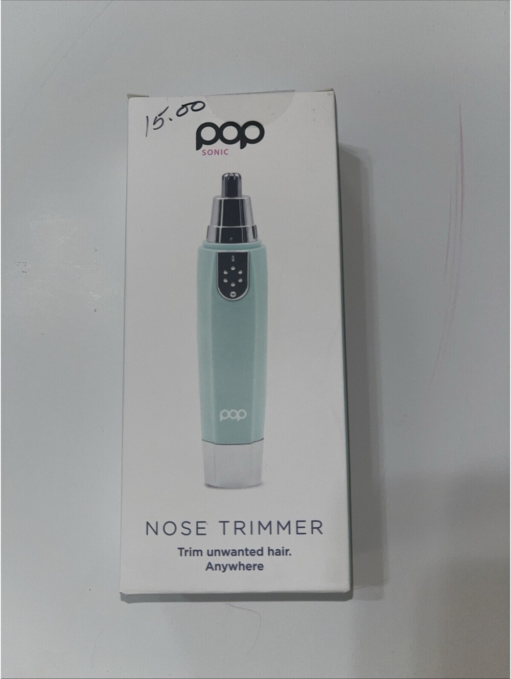 Pop Sonic Nose Trimmer Teal Color New Sealed Battery Included